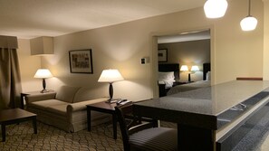 Suite, 2 Queen Beds, Accessible (Communications, Mobility) | 1 bedroom, down comforters, desk, laptop workspace