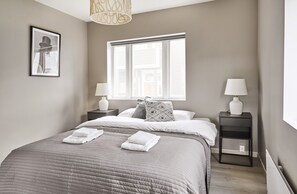 Deluxe-Apartment | 2 Schlafzimmer, Allergikerbettwaren, Verdunkelungsvorhänge